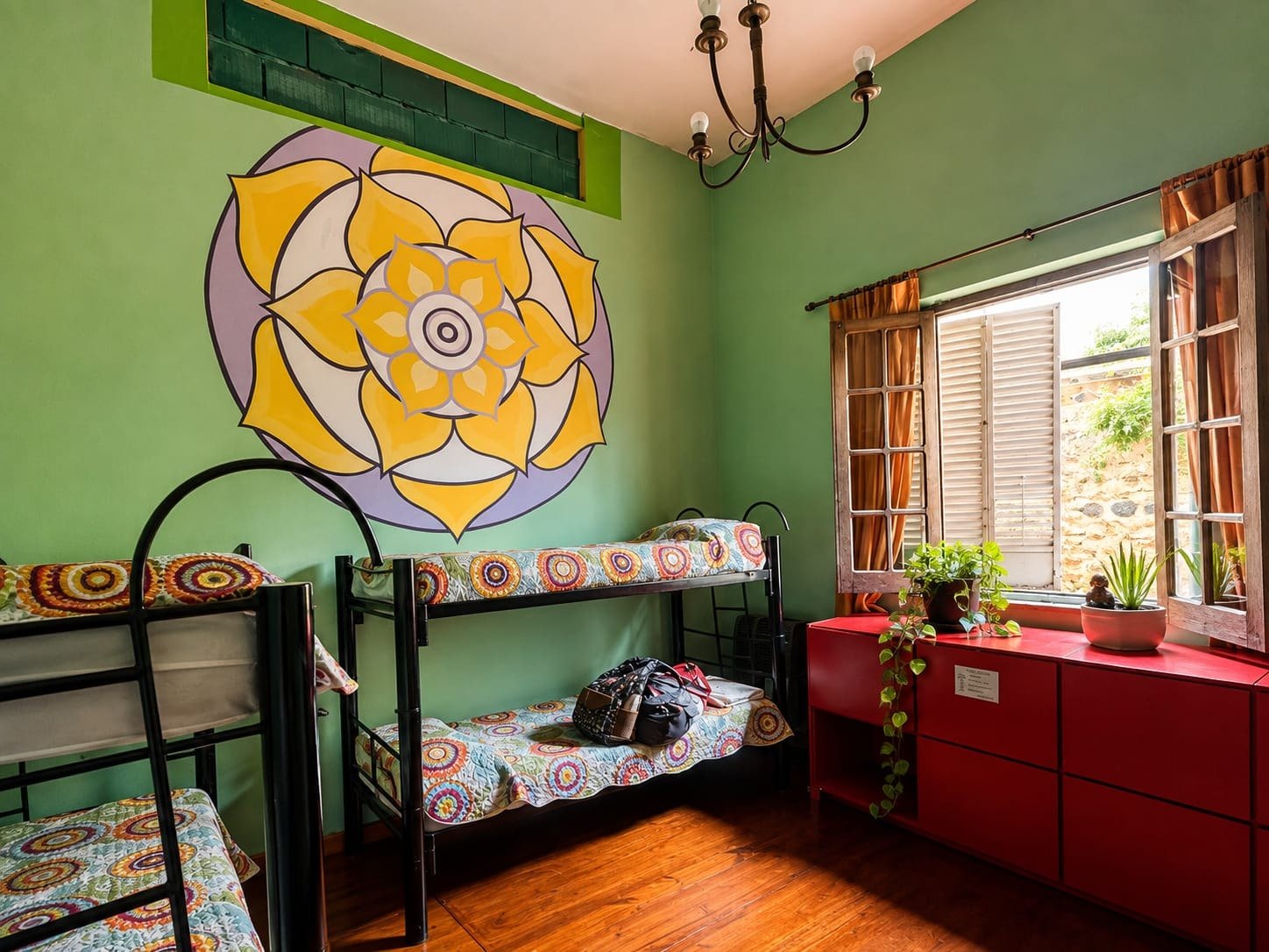 Habitación compartida del hostel